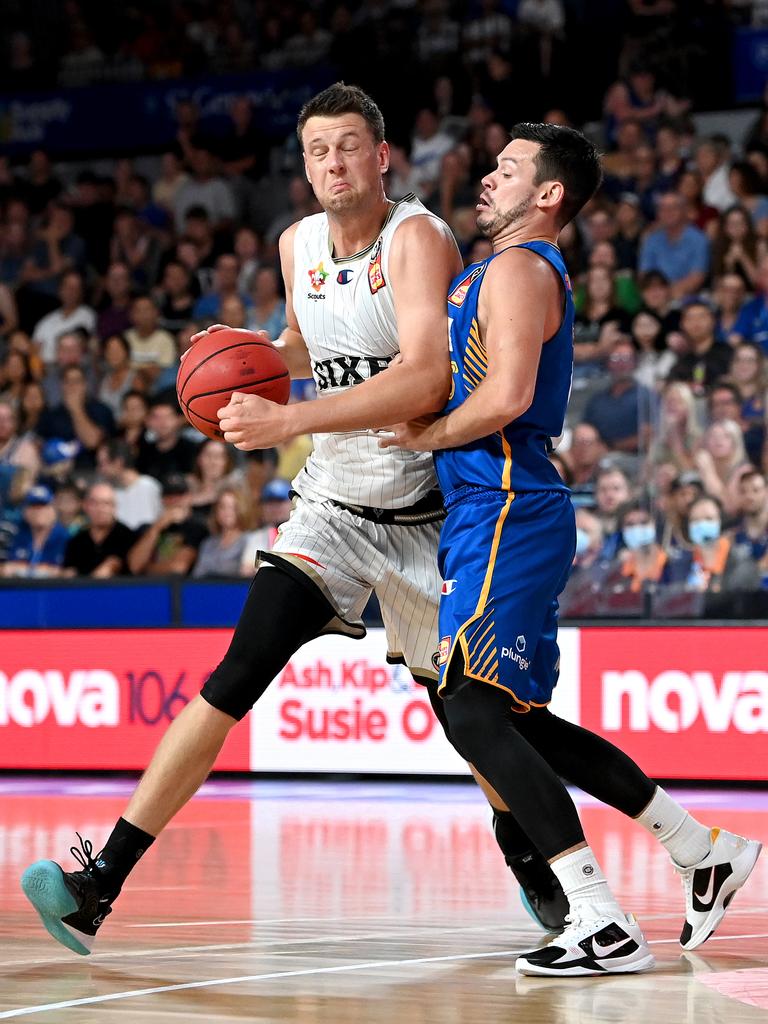 Bradtke’s offensive game compares with giant scoring machine Daniel Johnson. Picture: Getty Images