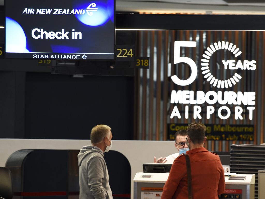 Australians will be able to fly to New Zealand without having to quarantine from April 19. Picture: NCA NewsWire / Andrew Henshaw