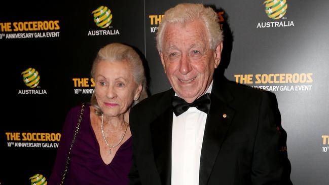 Shirley and Frank Lowy. Picture: Richard Dobson