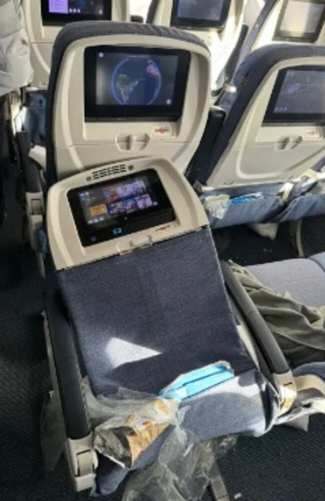 Passengers on Air Europa Boeing 787-9 Dreamliner flight hit turbulence over the Atlantic. Picture: X/pichipastoso