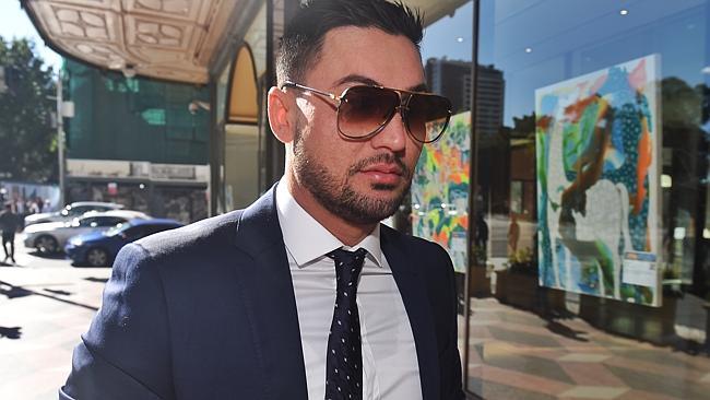 Former Auburn deputy mayor Salim Mehajer outside court yesterday. Picture: AAP