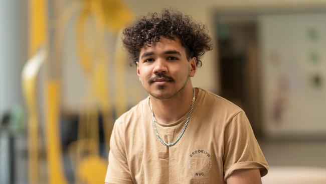 Hunter Culbong, a Noongar man, is a Kambri Scholar at the Australian National University. Photo: Jamie Kidston