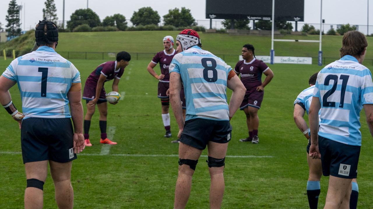 NSW 2 beat Queensland 1 on the opening day. Pictures: Anthony Edgar.