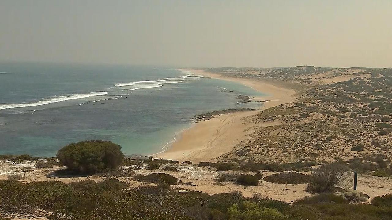 A 41-year-old was fishing off Browns Beach when he fell into the water. Picture: 7NEWS Adelaide