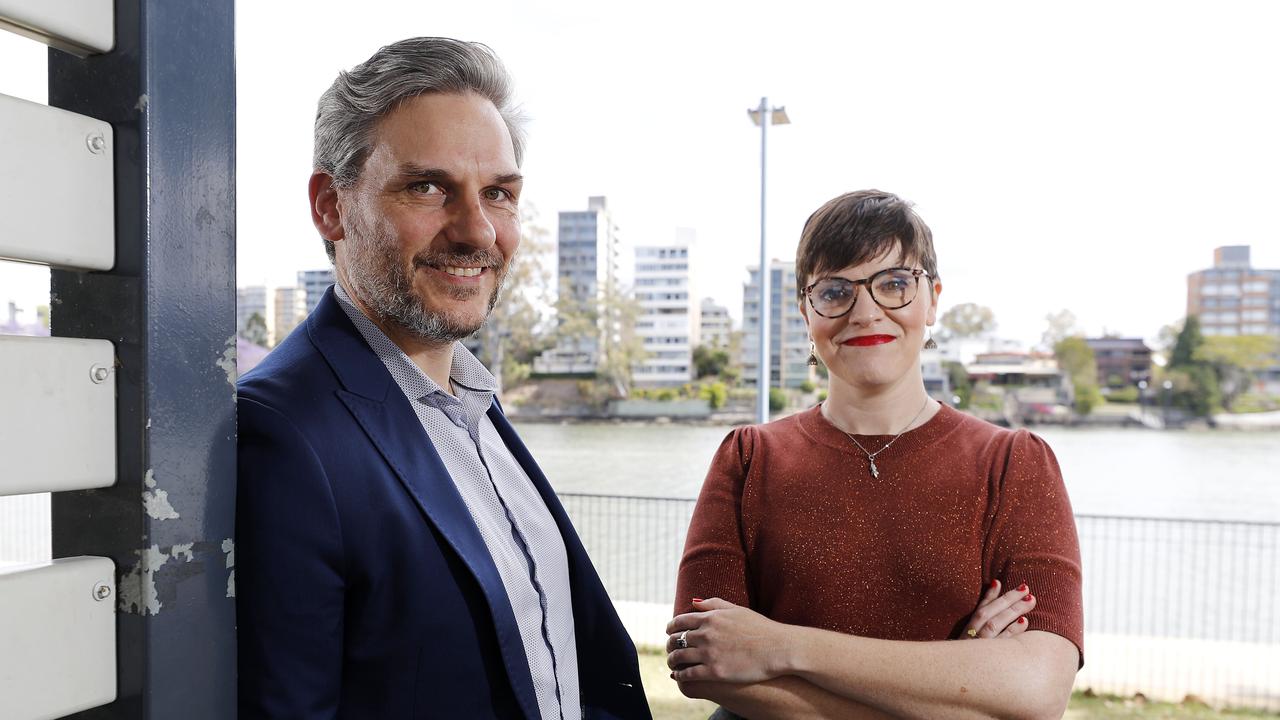 Michael Berkman and Amy MacMahon mull crossbench success a year out from the state election. Picture: Josh Woning