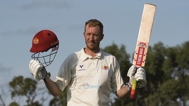 Luke Wells after his 290 for Casey South Melbourne. Picture: C M Thomas Photography