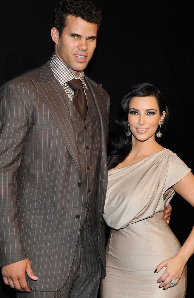 Kim filed for divorce from Kris 72 days after their lavish wedding. Picture: Getty Images.