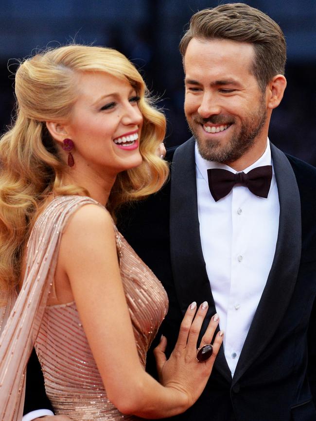 Blake Lively and Ryan Reynolds. Picture: Mike Coppola/Getty