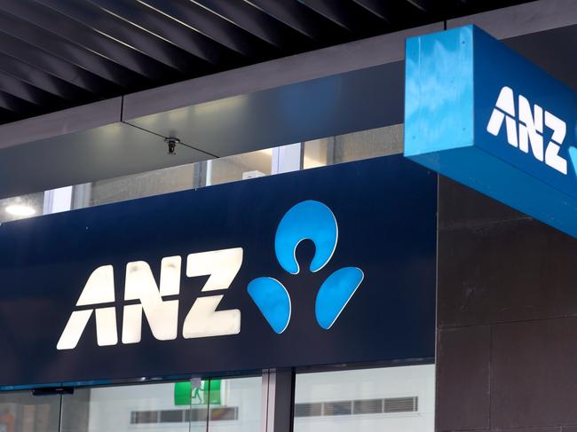 ADELAIDE, AUSTRALIA - NewsWire Photos 4, august, 2023:  Generics of ANZ bank signs in Adelaide. Picture: NCA NewsWire / Kelly Barnes