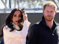 FILE - Prince Harry and Meghan Markle, Duke and Duchess of Sussex visit the track and field event at the Invictus Games in The Hague, Netherlands, Sunday, April 17, 2022. Prince Harry and his wife, Meghan, are expected to vent their grievances against the monarchy when Netflix releases the final episodes of a series about the couple’s decision to step away from royal duties and make a new start in America. (AP Photo/Peter Dejong, File)