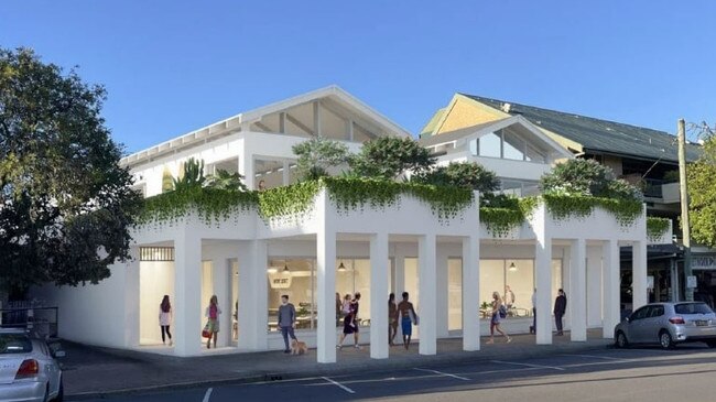 A $5 million redevelopment of a commercial site has been proposed for Fingal Street, Brunswick Heads. Picture: Photomontage.