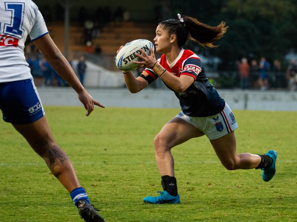 Imogen Hei won a premiership with the Roosters. Picture: Thomas Lisson