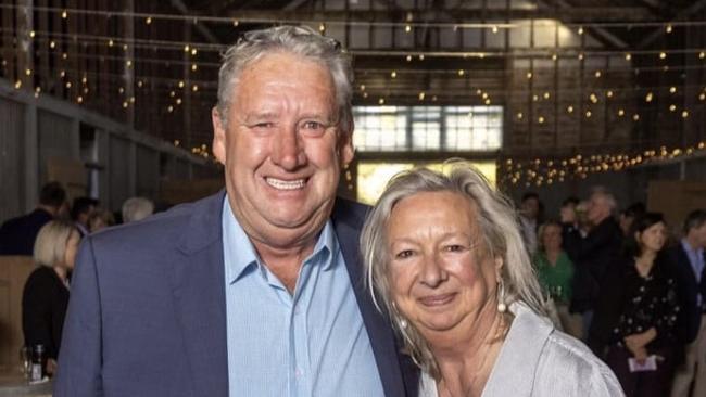 Andrew Batson and his wife, Jen. Mr Batson is being remembered as a wonderful man and respected community member across Geelong and the Bellarine. Photo: Supplied.