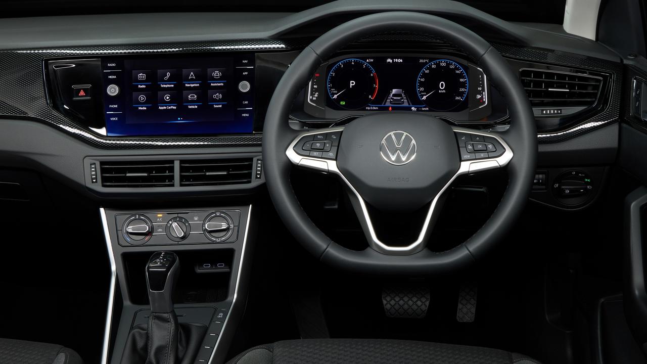 The Polo’s cabin is loaded with technology.