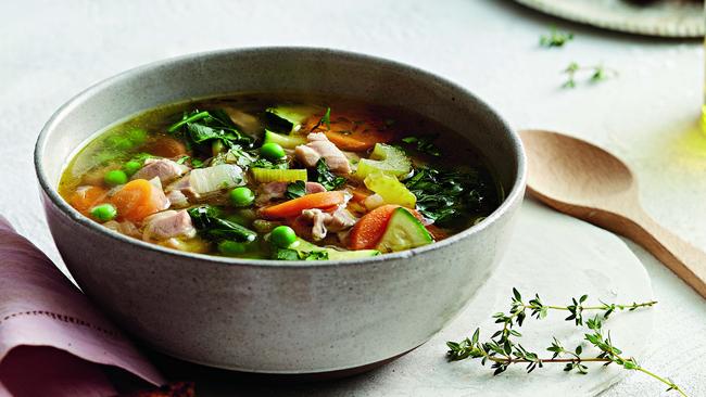 Hearty chicken soup. Pic: Guy Bailey