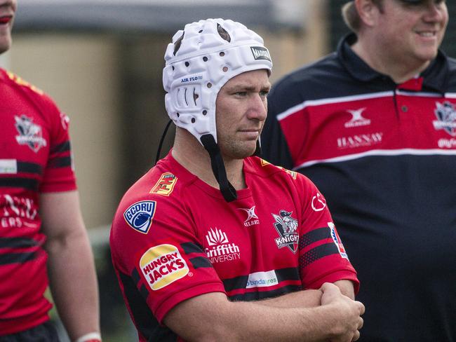 Griffith Uni Colleges Knights and Palm Beach Currumbin Alleygators at Heeb Street, Ashmore. Picture; Glenn Campbell