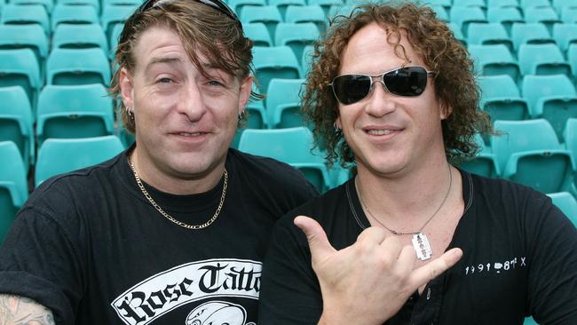 Paul Woseen and Dave Gleeson of The Screaming Jets (Photo by John Stanton/WireImage)