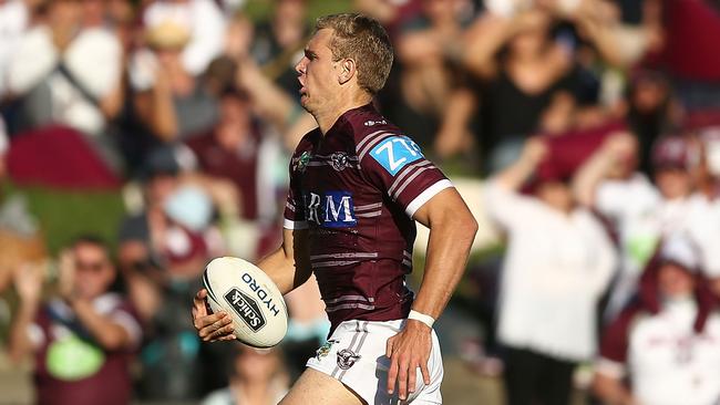 Tom Trbojevic did his best to steer the Sea Eagles to a win. Picture: Getty Images