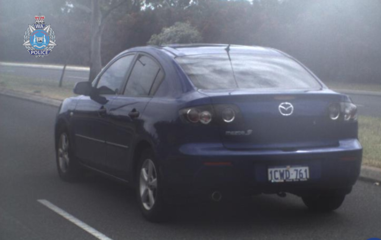 Police are seeking information about Mr Nguyen’s car. Picture: Supplied by WA Police Force