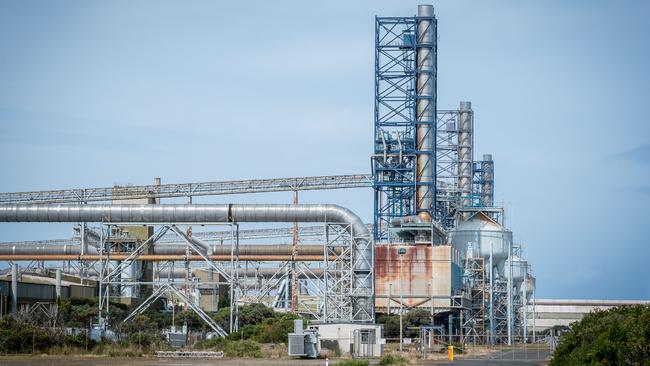 The future of Portland's Alcoa aluminium smelter remains uncertain. Picture: Jake Nowakowski