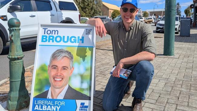 Dr Thomas Brough, Liberal candidate who is in a tight battle for the seat of Albany. Picture: Facebook