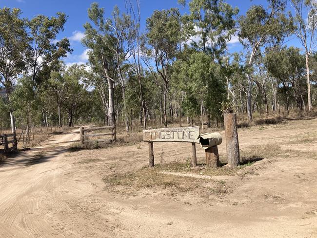 Flagstone property where Ross was taken after being allegedly shot and wounded by Darryl Young. Picture: Greg Stolz