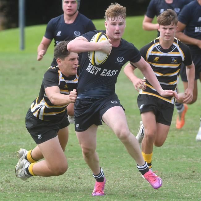 Quinn Timperon. QLD Rugby Union State Championships (17-18 years boys) at the Townsville Sports Precinct. Friday May 23. Metro East against Capricorn. Picture: Evan Morgan