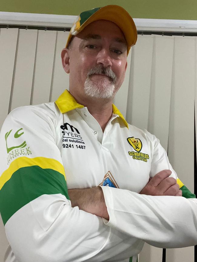 Shane Griffin, Schofields Cricket Club – Hawkesbury DCA. Picture: Schofields CC