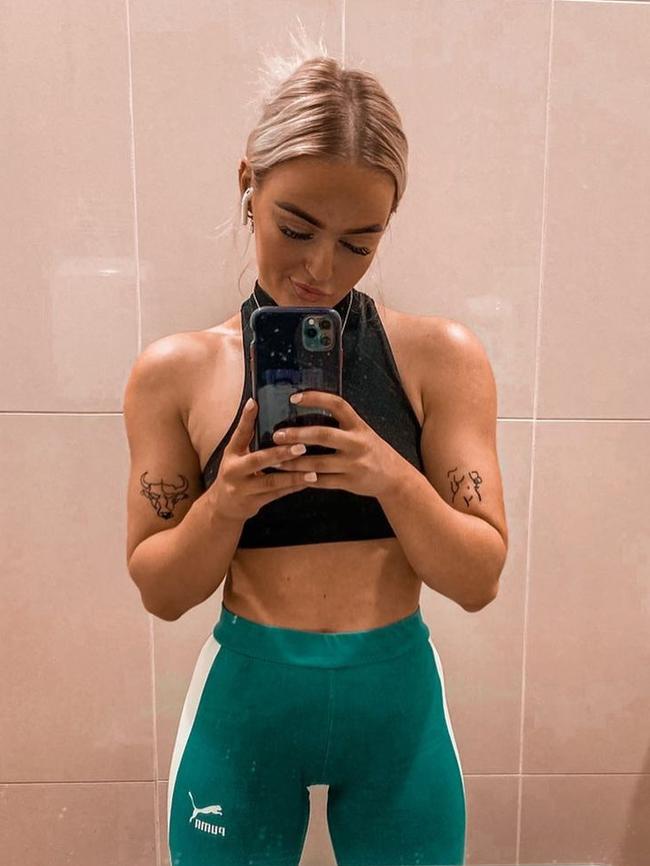 Geelong's most ripped bodies - Hannah Collier. Picture: Instagram