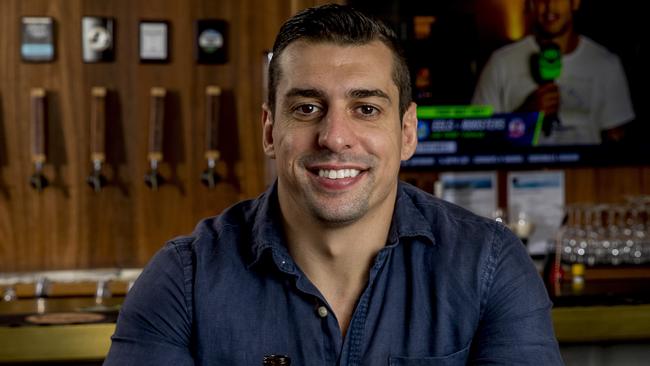 Bloke in a Bar, Broadbeach owner and former NRL player Denan Kemp. Picture: Jerad Williams