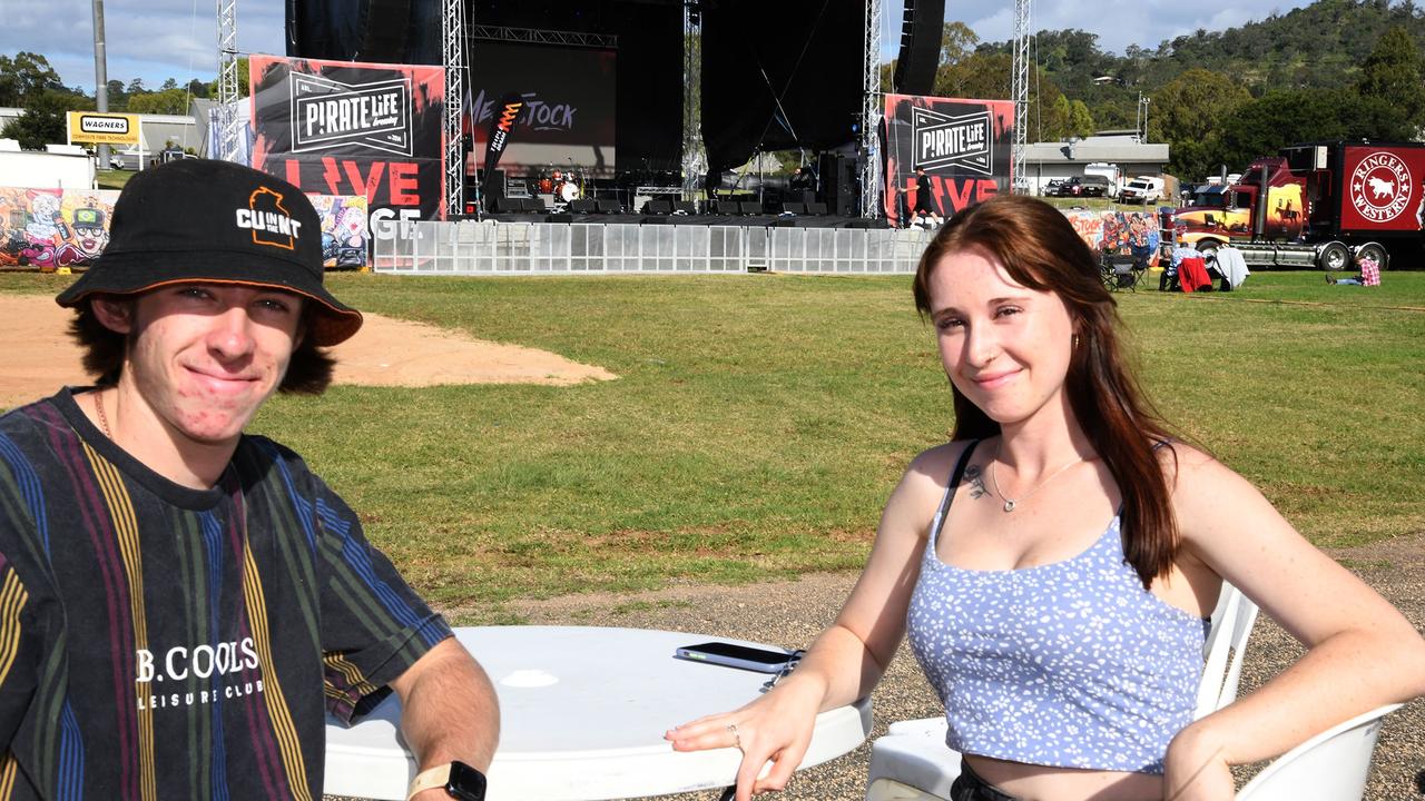 Meatstock Festival at the Toowoomba show grounds. Jess and Josh Ciesiolka. April 2022