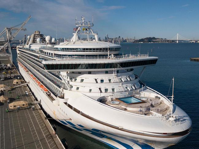 Cruises have been the focus of media attention during the outbreak. Picture: Josh Edelson