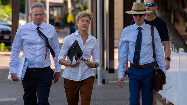 Ms Gwynne is facing an abuse of office charge in the Darwin Local Court.