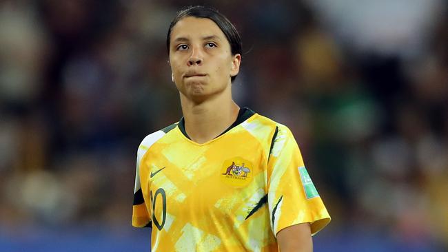 Sam Kerr missed one of Australia’s penalties