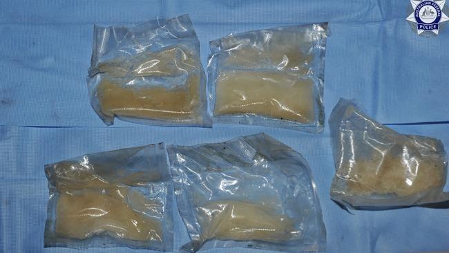 Drugs allegedly found at Delaney’s Surfers Paradise apartment. Picture: Australian Federal Police