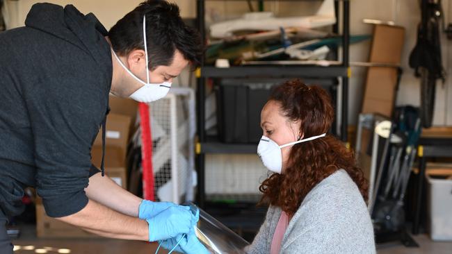 More masks and protective equipment are needed. Picture: AFP