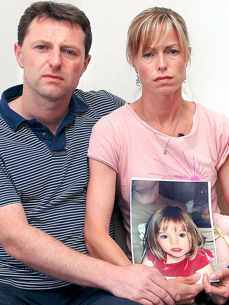 Maddie’s parents Gerry and Kate McCann. (Daily Mail cover, check cost with Mail)