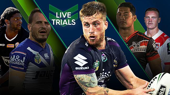 Live NRL Trials: Bulldogs V Panthers, Warriors V Storm, Broncos V ...