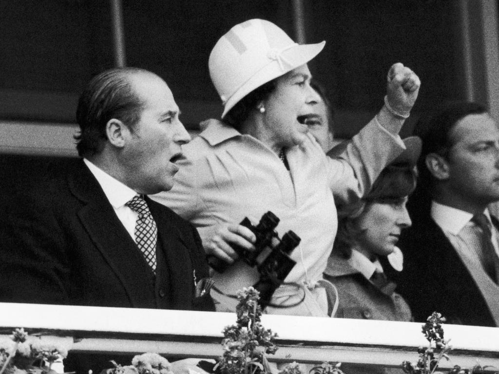 The Queen loved horse racing. Picture: Daily Mirror/Mirrorpix/Mirrorpix via Getty Images