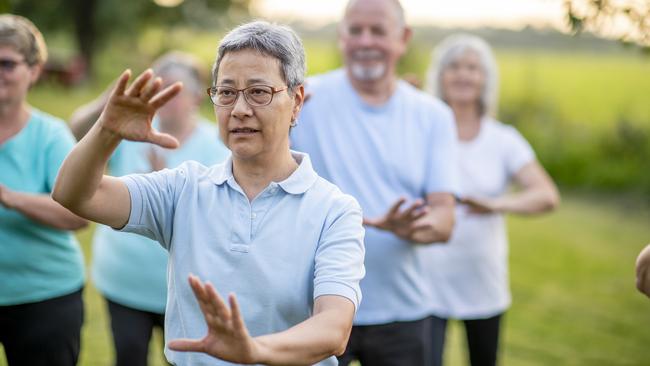 Yang-style t’ai chi, with a focus on relaxation, is a good starting point for beginners.