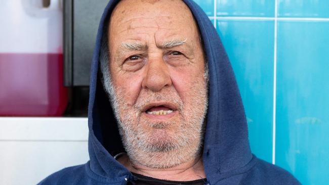 Cafe owner Bill Karamalis: When I finish paying the bills and the wages, I am often left with nothing. Picture: Jordan Shields