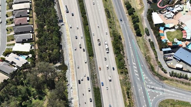 A stretch of the M1 on the Gold Coast. Picture: Nigel Hallett