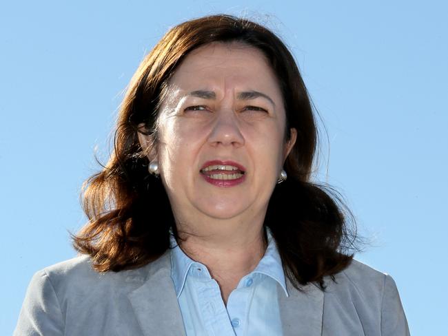 Annastacia Palaszczuk Premier of QLD, at a presser addressing housing construction in QLD, at Spring Mountain, Monday 22th June 2020 - Photo Steve Pohlner