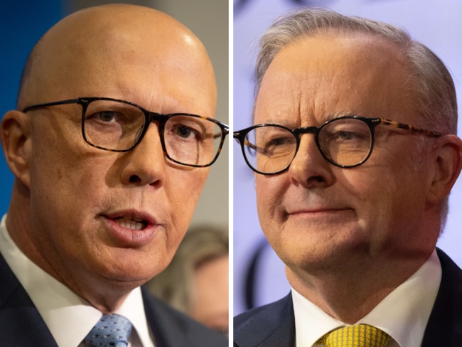 Peter Dutton and Anthony Albanese combo.