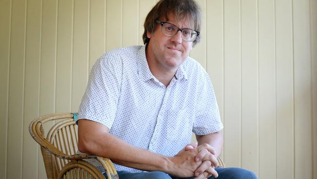 Dave Lowe at his home in Deagon. Picture: AAP/Sarah Marshall