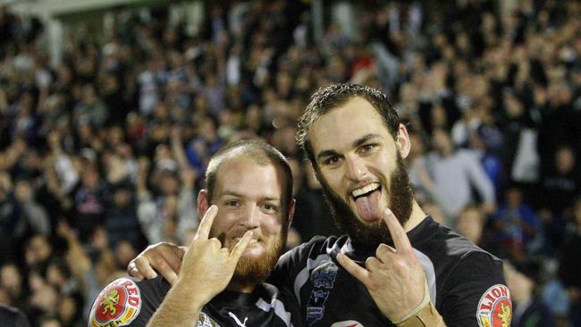 There were incredible scenes in Auckland 15 years ago when the Warriors beat the Roosters in the second week of the finals. Picture; AAP Image/Action Photographics, Colin Whelan