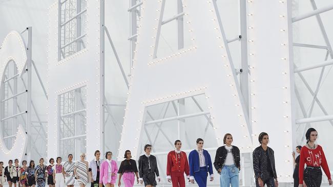 Chanel’s Hollywood-inspired show at Paris Fashion Week.