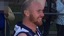 Lindenow’s Kane Ashwood after a premiership win in the East Gippsland league. Picture: Supplied