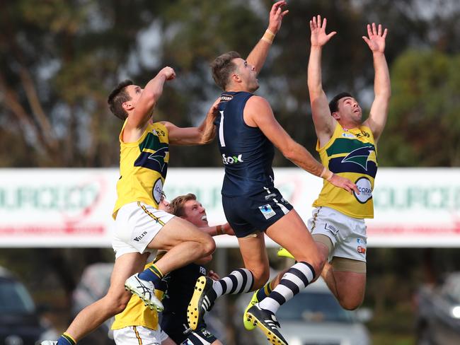 26.5.2018.SANFL: South Adelaide v Eagles at Noarlunga Oval.  PIC:TAIT SCHMAAL.