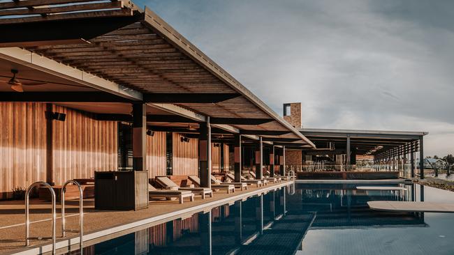 The infinity pool at The Sebel, Yarrawonga. The hotel opened on November 1. Picture: Supplied.